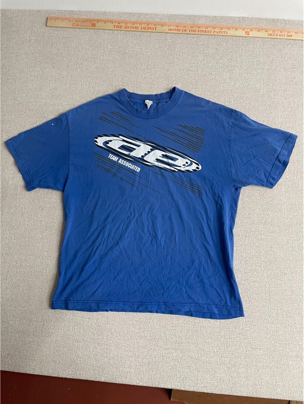 Team Associated RC10 RC Car Racing Graphic T Shirt Blue Mens